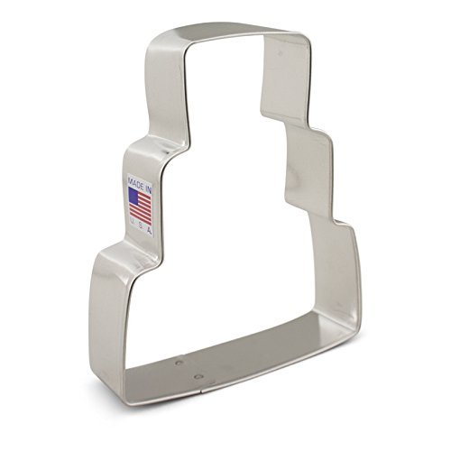 Ann Clark Wedding Cake Cookie Cutter - 4.25 Inches - Tin Plated Steel