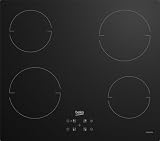 Beko HII64401QT - Piano cottura induzione, 4 fuochi, 59x52 cm, Nero