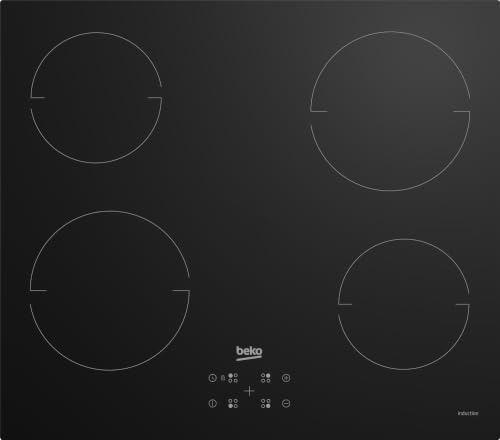 Beko HII64401QT - Piano cottura induzione, 4 fuochi, 59x52 cm, Nero