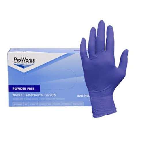 High Tech Conversions (ProWorks) - Nitrile Examination Gloves - 3mil Blue (Medium)