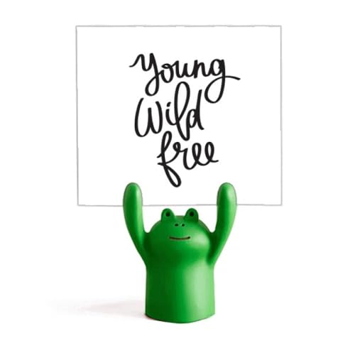 Support de mémo grenouille Art Déco un cadeau de bureau original et utile