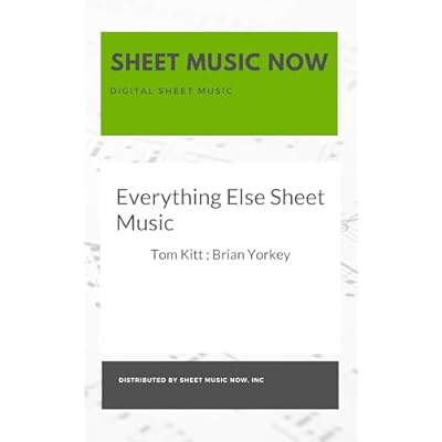 Everything Else Sheet Music
