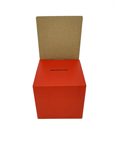 Caja pequeña roja para rifas y donaciones 10 unidades miniatura 2