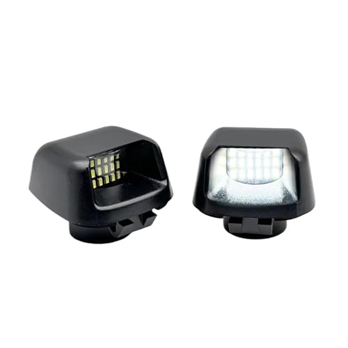 Luz de LED para placa matrícula blanca que elimina la falta de visibilidad en Nissan Frontier
