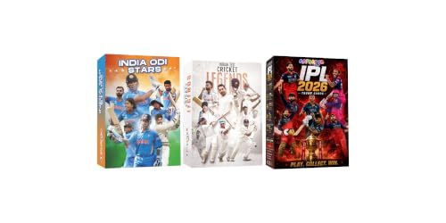 Image of Aamango Indian Cricket Collection (Indian Test Legends + Indian ODI Stars + IPL 2025)