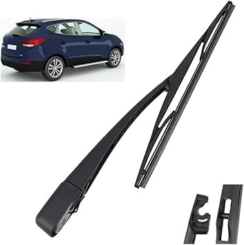 Balais d'essuie-glace avant arrière pour Hyundai ix35 Tucson 2009-2015 essuie-glace 12 pouces LM