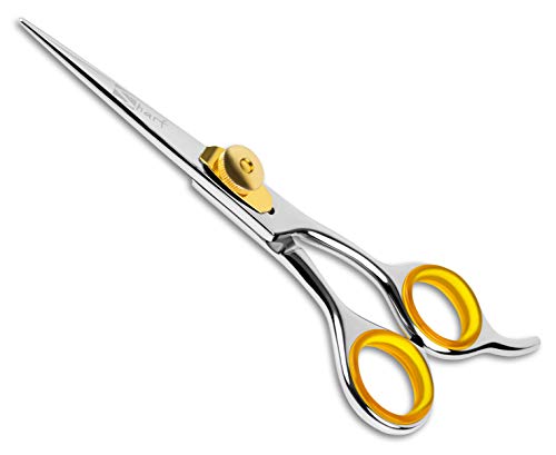 SHARF Professional 5.75” Straight Barber Scissors: Sharp 440c Japanese Stainless