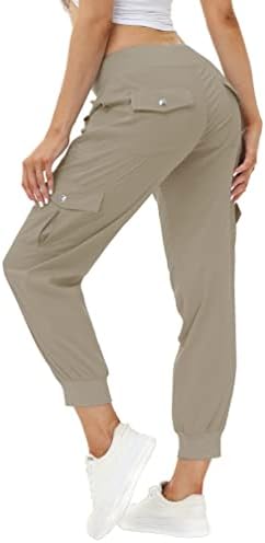 MoFiz Women’s Cargo Capris Hiking Pants Lightweight Quick Dry Outdoor Athletic Travel Casual Loose Comfy Cute Pockets