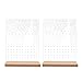 Bakodiu 2 Pcs Acryl-Ohrring-Präsentationsständer - Acryl Schmuck Vitrine Regal,81 Löcher Schmuck Ohrringe Ohrstecker Display Rack Halskette Ständer Aufbewahrungshalter Mode Organizer
