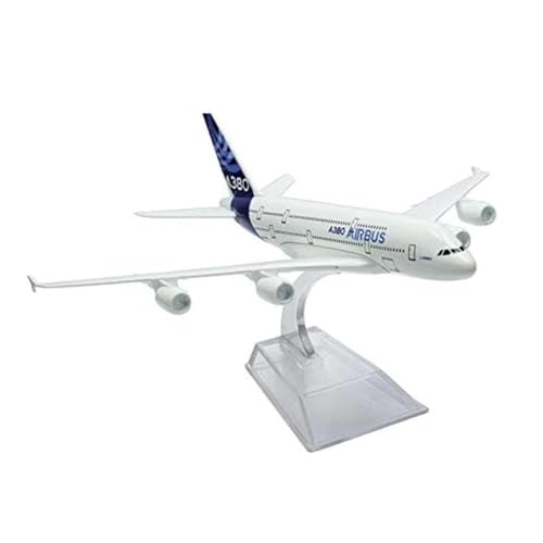 Image of Breatoi ! Diecast Aeroplane Scale Model: (Airbus A380 (16 cm)), White