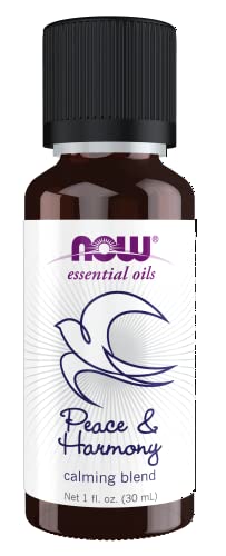 Now Essential Oils, Peace & Harmony Oil Blend, Calming Aromatherapy Scent, Blend Of Pure Essential Oils, Vegan, Child Resistant Cap, 1-Ounce #TOP2