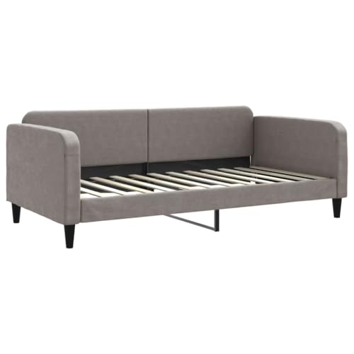 Sofá cama nido de 100x200 cm para solucionar la falta de espacio con colchón gris 5