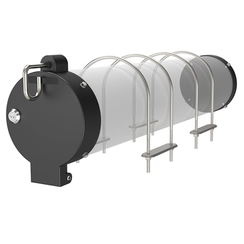 Ustinian Conduit Carrier Kit Fit 4 Inch Diameter PVC Pipe Reliable Protection Locking Mechanism Strong Stability Black