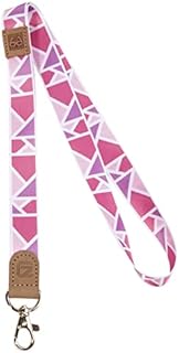 GADIEMKENSD Neck Lanyards for ID Badges Keys Keychain Wallet Holder Cell Phone Glasses Ship Cards Cute Genuine Leather Lanyards for Men and Women Long Neck Strap Pink / Purple / White