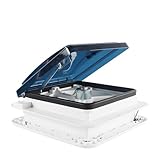 11 インチ 12V RV ルーフベントファン LED ライト & 防虫ネット付き手動制御リフト天井排気ファン煙蓋