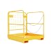 KUAFU 36x36 Forklift Safety Cage Heavy Duty Steel Forklift Man Basket 1200 LBS Foldable Forklift Work Platform