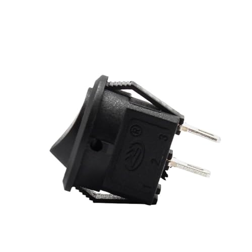 Interrupteur à bascule 15mm 2 broches noir pour mini circuit et modélisme - 5