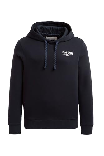 Sweat à capuche Camp David homme hoodie confortable avec motif graphique