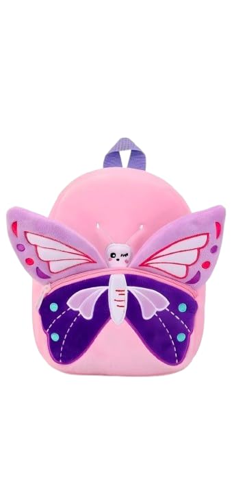 Kids Cute Pink Butterfly Backpack for Nursery Children Soft Preschool Mini Travel Bags for ideal Baby Girl & Baby Boy & Toddlers Kids-image-23