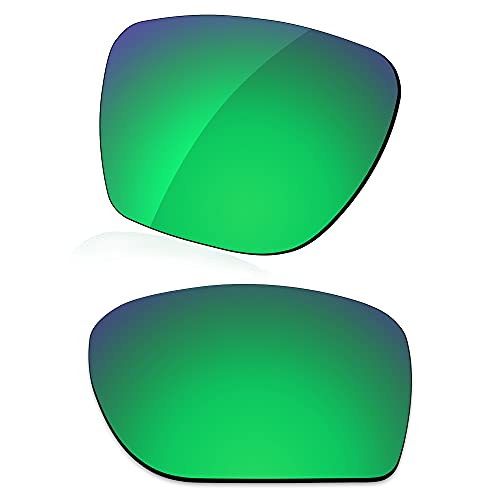 Image of LenzReborn Polarized Lens Replacement for Oakley Sylas OO9448 Sunglass - Lawn Green - Polarized Mirrored