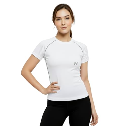 Image of NINQ Women's Long Sleeve Compression T-Shirt for Gym, Running, Yoga & Sports Wear