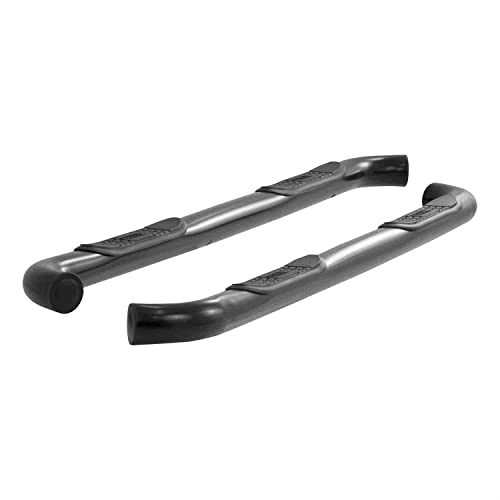 ARIES 206005 3-Inch Round Black Steel Nerf Bars, No-Drill, Fits