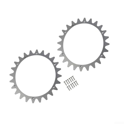 Rasenmäher-Spikes aus Edelstahl für besseren Halt bei Steigungen, kompatibel mit Worx L-Modellen