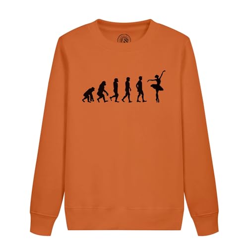 Sweatshirt enfant évolution ballet danse classique coton pull fille ballerine