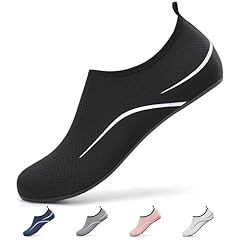 Uomo Donna Scarpe da Scoglio Water Shoes Scarpette per Scogli Scarpe Mare Antiscivolo Scarpe Spiaggia Traspirante Scarpe Acquatiche per Sport Acquatici Parco Acquatico.Nero,39 EU