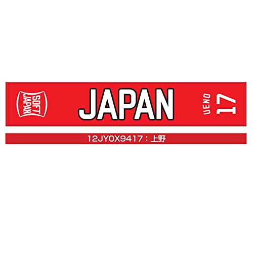 [ミズノ] SOFT JAPAN 20 マフラータオル 番号 個人名有り