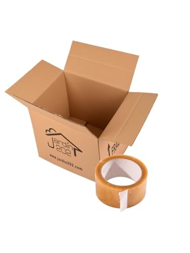 Jardin202 Cajas de Cartón para Mudanza y Almacenaje – Varias Medidas, Resistentes y Reutilizables - Set de Cajas de Cartón Multi-Tamaño
