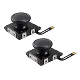 2x Hall Effect Joystick Set for Nintendo Switch, Nintendo Switch OLED, Nintendo Switch Lite – compatible with all Joy-Con controllers, no stick drift, black