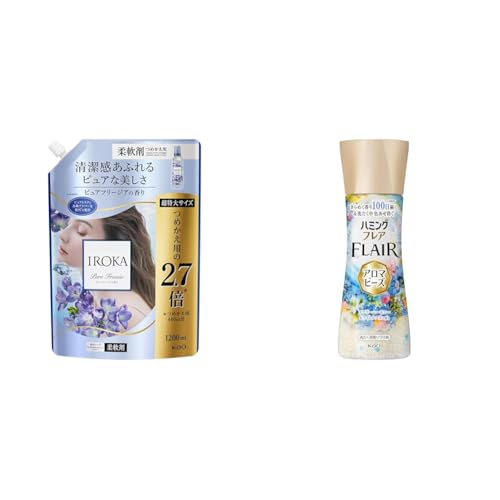 �y�Z�b�g�̔��zIROKA �t���A�t���O�����X �s���A�t���[�W�A �߂��� 1200ml+�n�~���O�t���A �A���}�r�[�Y ����p����Â��� �F�����h�� �t�����[�n�[���j�[�����C�g���X�N�̍��� �{�̂Q�U�O��