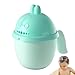 Baby Bath Rinse Cup - Hair Washing Water tazza per - Acconciatura confortevole Washing Water tazza con 7 fori d'acqua felice ora doccia immagine