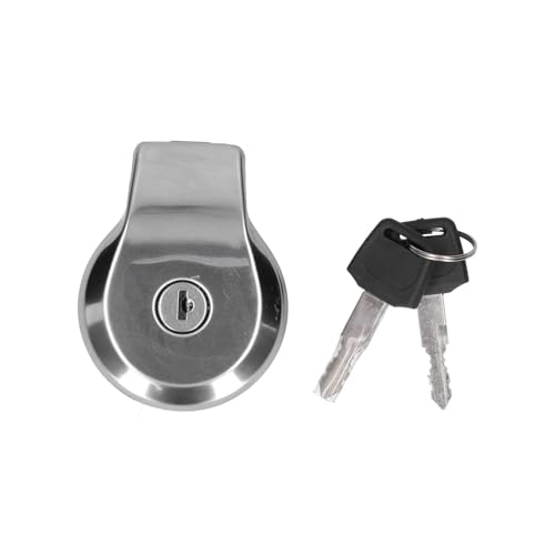 Cubierta de bloqueo cromada para Yamaha Virago XV1100 tapón de gasolina duradero