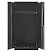 Global Industrial Assembled Wardrobe Cabinet, 36x24x72, Black