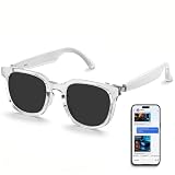 2026 AI Smart Glasses, Bluetooth Glasses for Men Women, Open-Ear Music & Calls, Touch Control, Voice Assistant, Real-Time Translation, 35g Lightweight for Business Meetings, Travel & Daily Use