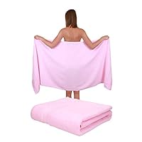 Asciugamani Sauna 100% Cotone - 2 Pezzi 80x200 Cm, 470 G/m², Beige - Foto 9