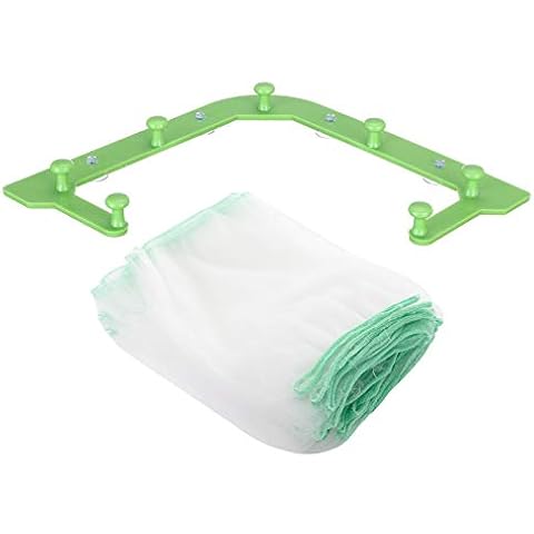 Triangle Tri-Holder Filter,XIANBAO Sink Strainer Bag net,Triangular Mesh Hanging Net Bag For Sink,Kitchen Corner Sink Garbage Storage Rack Holder 1 drain rack +50 mesh bag for Kitchen Leftovers Cover