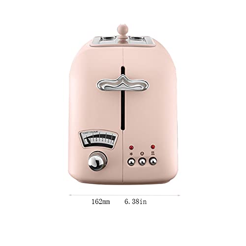 YAYA2021-SHOP Brotbackautomat Toaster 2 Slice-Toaster 6 Arten von Getriebekontrolle, Waffeln, Kleiner Retro-gleichmäßig… – Bild 3