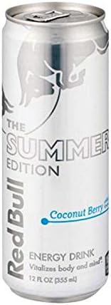 Red Bull Summer Edition Energy Drink 12 oz. Coconut Berry - Case of: 2424