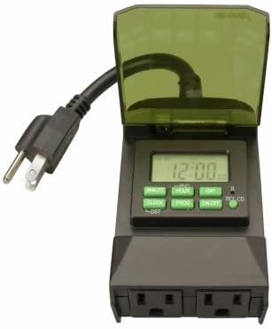 Coleman Cable 50014 7-Day Outdoor Digital Timer