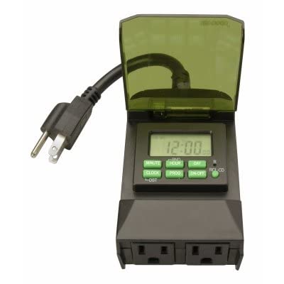 Coleman Cable 50014 7-Day Outdoor Digital Timer #TOP3
