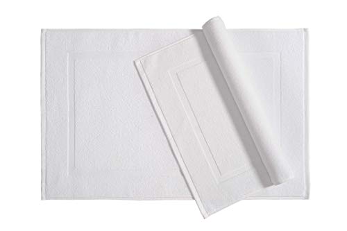 Amazon Basics 887719088617 Premium 100% Cotton Absorbent, Soft Bath Towel Mat Set thumb #1