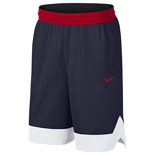 Nike Dri-FIT Icon, Men's Basketball Shorts, Athletic Shorts with Side Pockets, College Navy/White, M