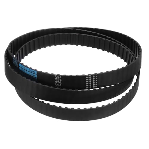 sourcing map 720-L-100 L Timing Belt 72" Pitch Length x 1" Width x 0.18" Height, 192 Teeth Closed Loop Rubber Timing Belt