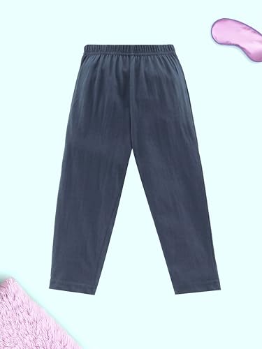 Image of KiddoPanti Boys Solid Pyjama Pant | 100% Soft Cotton Single Jersey | Comfortable Fit with Elastic Waistband & Single Front Pocket | Kids Track Pant