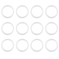 12 Stück Transparente Schnuller Adapter,Baby Silikonring Schnullerhalter,Schnullerkette Silikonring,O-Ringe Baby-Schnuller-Clips,Weicher Ring Adapter Clip,Für Show Oder Geburtstagsgeschenk,Kiuiom