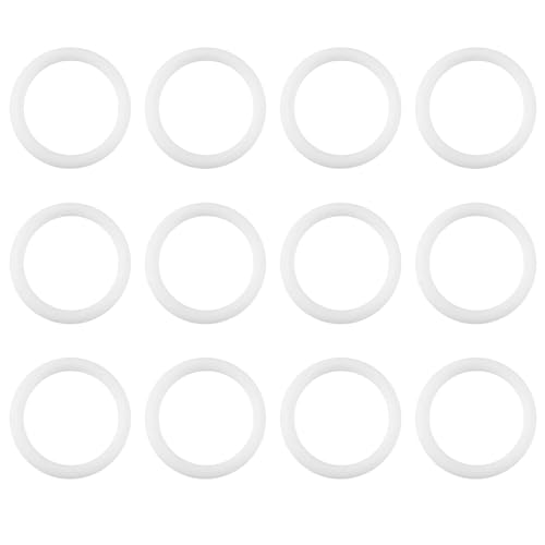 12 PCS Silicone Ring Adapter,Bébé Porte-Sucette,For Child Pacifier Holder Clip,Safe Silicone O-Rings,Accessoires Anneau De Sucette,Kiuiom