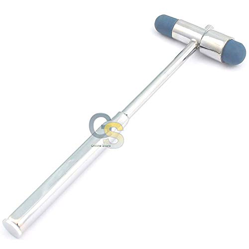 G.S Buck Neurogical Reflexes Testing Hammer - Comes with Needle and Brush (Royal) Best Quality